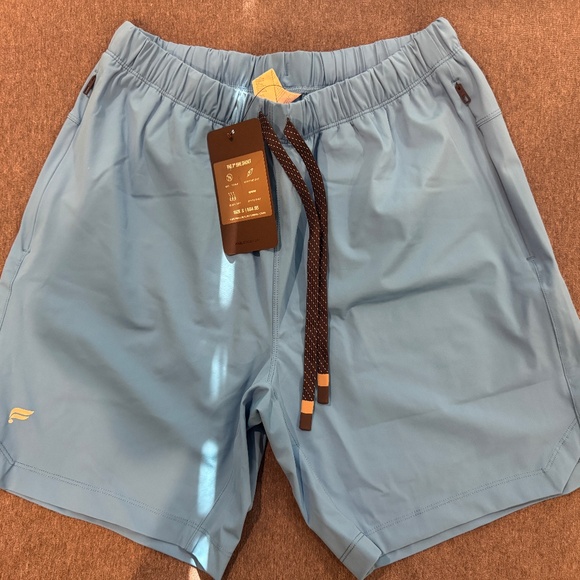 Fabletics The One 7" (Non-Lined) Short Waimea Blue Shorts Men's Size S - Picture 2 of 2
